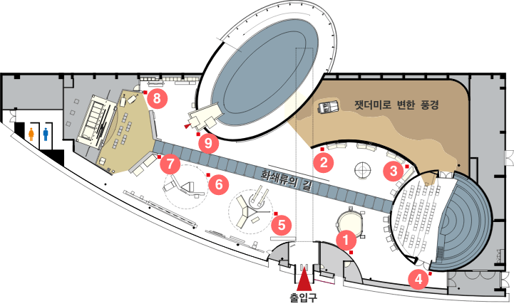 map of Exhibition